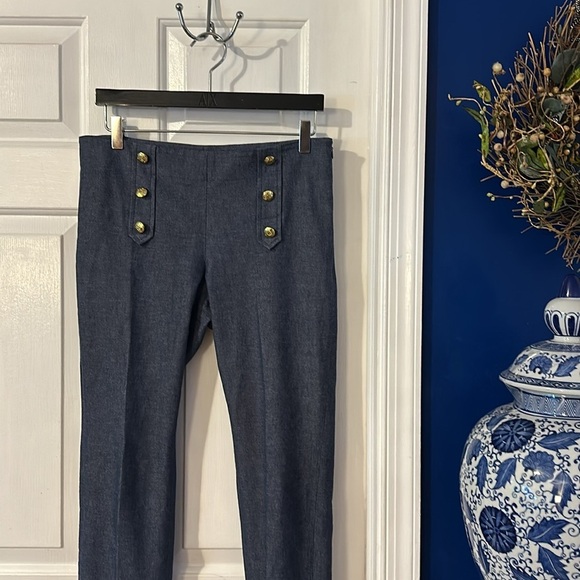 Women’s Banana Republic SLOAN SKINNY-FIT SAILOR ANKLE PANT Size 4 - Picture 3 of 10